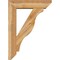 Ekena Millwork Funston Slat Rough Sawn Bracket w/ Offset Brace, Western Red Cedar, 8"W x 32"D x 44"H BKT0806X32X44FST06RWR - alternate 4
